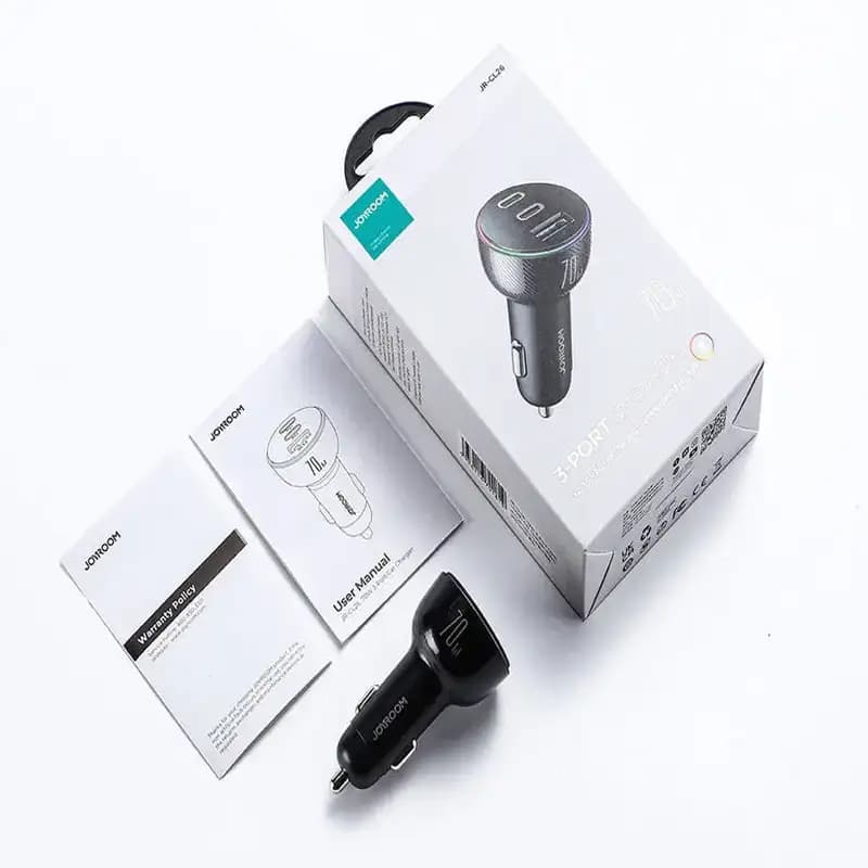 شارژر فندکی ماشین 70 وات جویروم مدل joyroom JR-CL26 — تصویر ۸