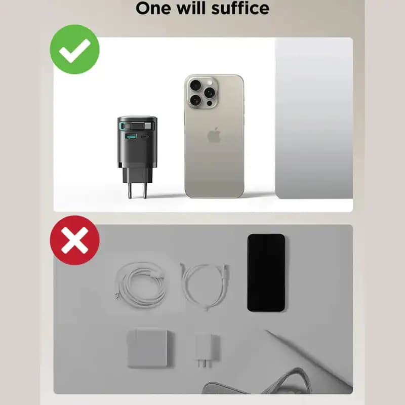 شارژر دیواری 65 وات همراه با کابل جویروم مدل joyroom JR-TCL02EU — تصویر ۴