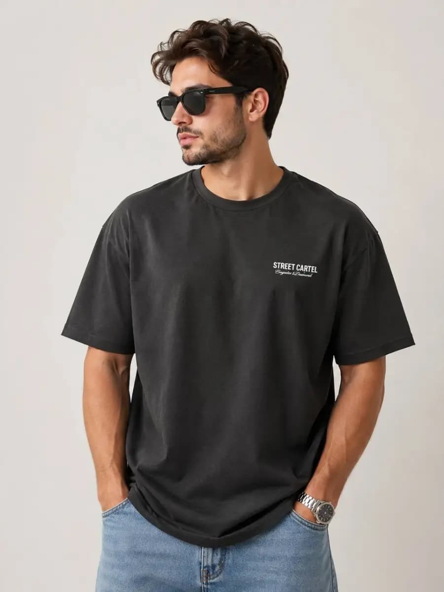 تیشرت نوک مدادی STREET CARTEL