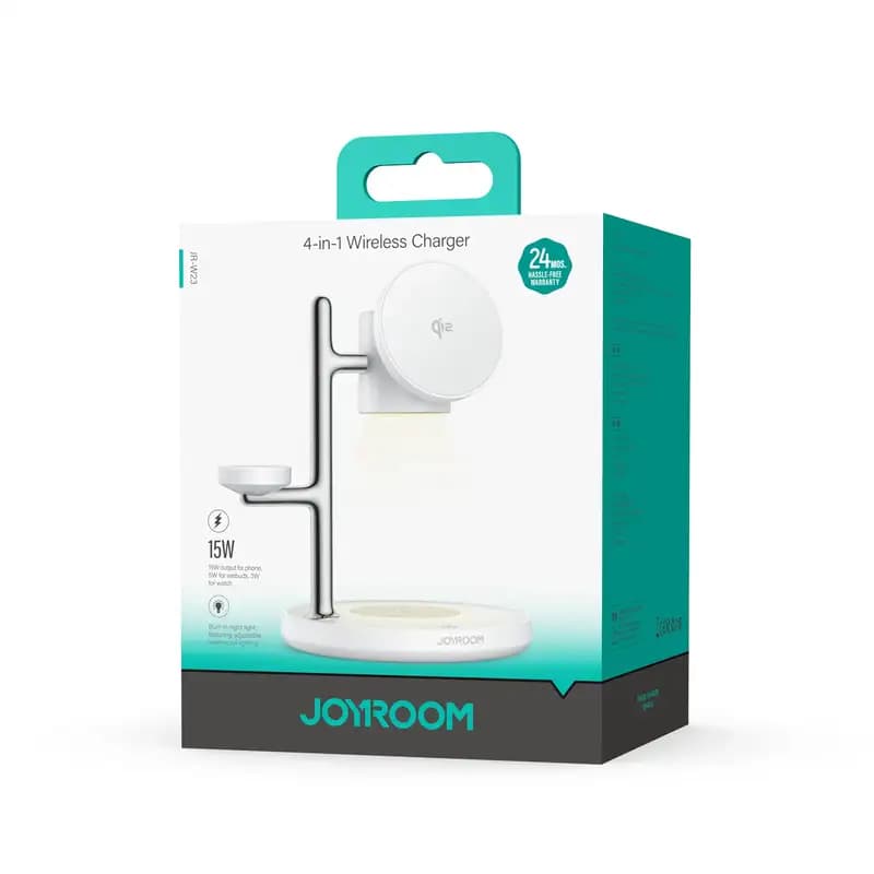 شارژر بی‌سیم 4 در 1 جویروم مدل JOYROOM JR-W23 — تصویر ۶