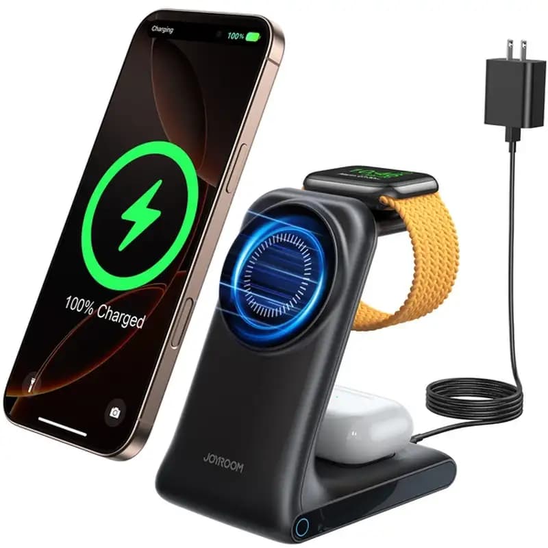 شارژ وایرلس جویروم JOYROOM Wireless Charging Station JR-W15 — تصویر ۲