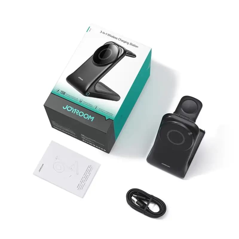 شارژ وایرلس جویروم JOYROOM Wireless Charging Station JR-W15 — تصویر ۳