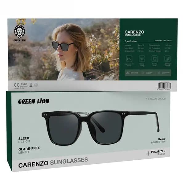 عینک دودی گرین لاین مدل Green Lion Carenzo — تصویر ۵