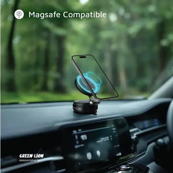 هولدر و نگهدارنده موبایل گرین لاین مدل Green Lion GX-41 MagSafe Suction Phone Holder — تصویر ۲