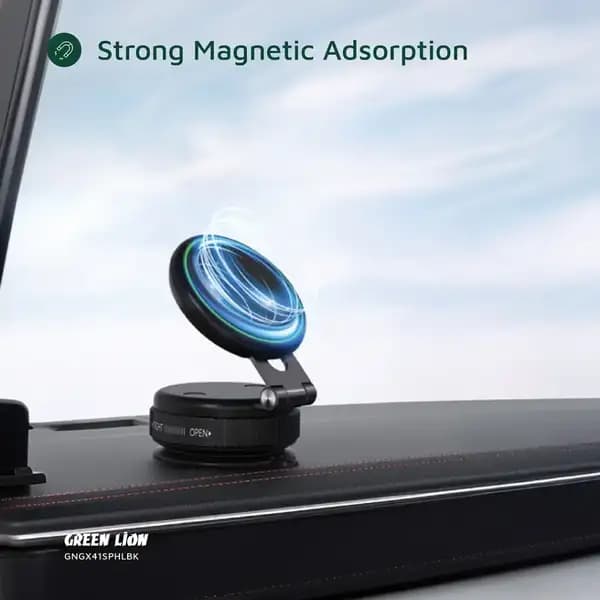 هولدر و نگهدارنده موبایل گرین لاین مدل Green Lion GX-41 MagSafe Suction Phone Holder — تصویر ۵