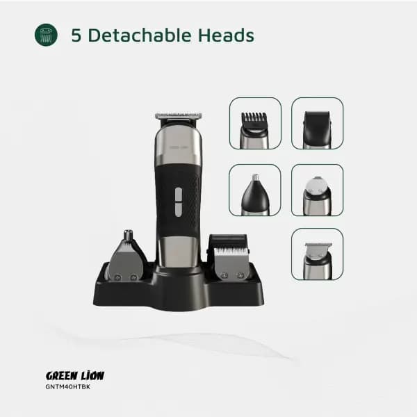 ریش تراش و ماشین اصلاح بدن گرین لاین مدل Green Lion Trim Master 5-in-1 Trimmer — تصویر ۵