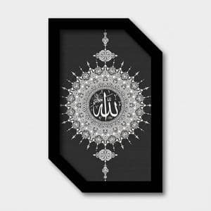 تابلو مدل مذهبی طرح الله کد KLMX-RE8
