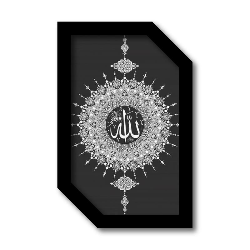 تابلو مدل مذهبی طرح الله کد KLMX-RE8 — تصویر ۳