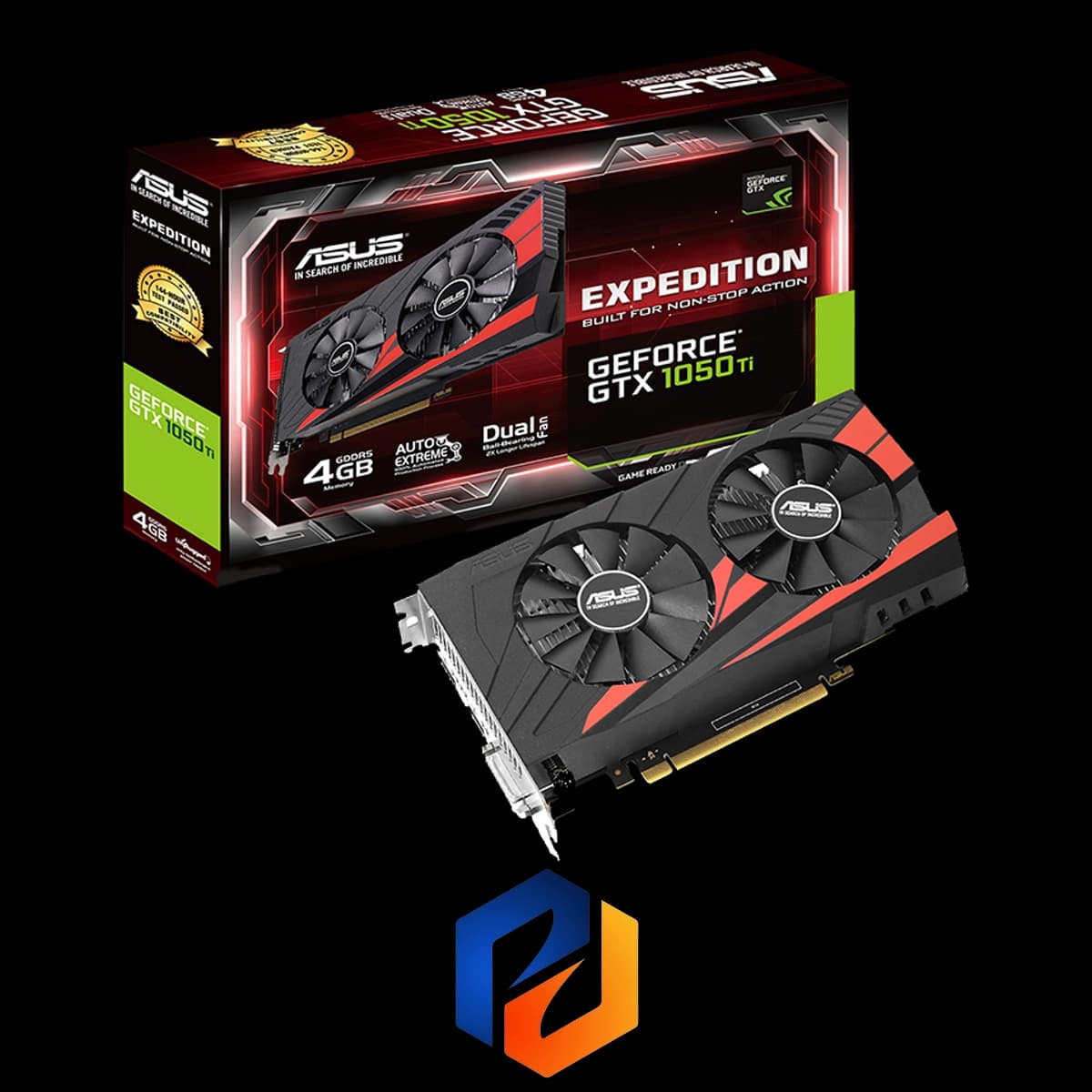 کارت گرافیک ASUS EXPEDITION GTX 1050 Ti OC (استوک)