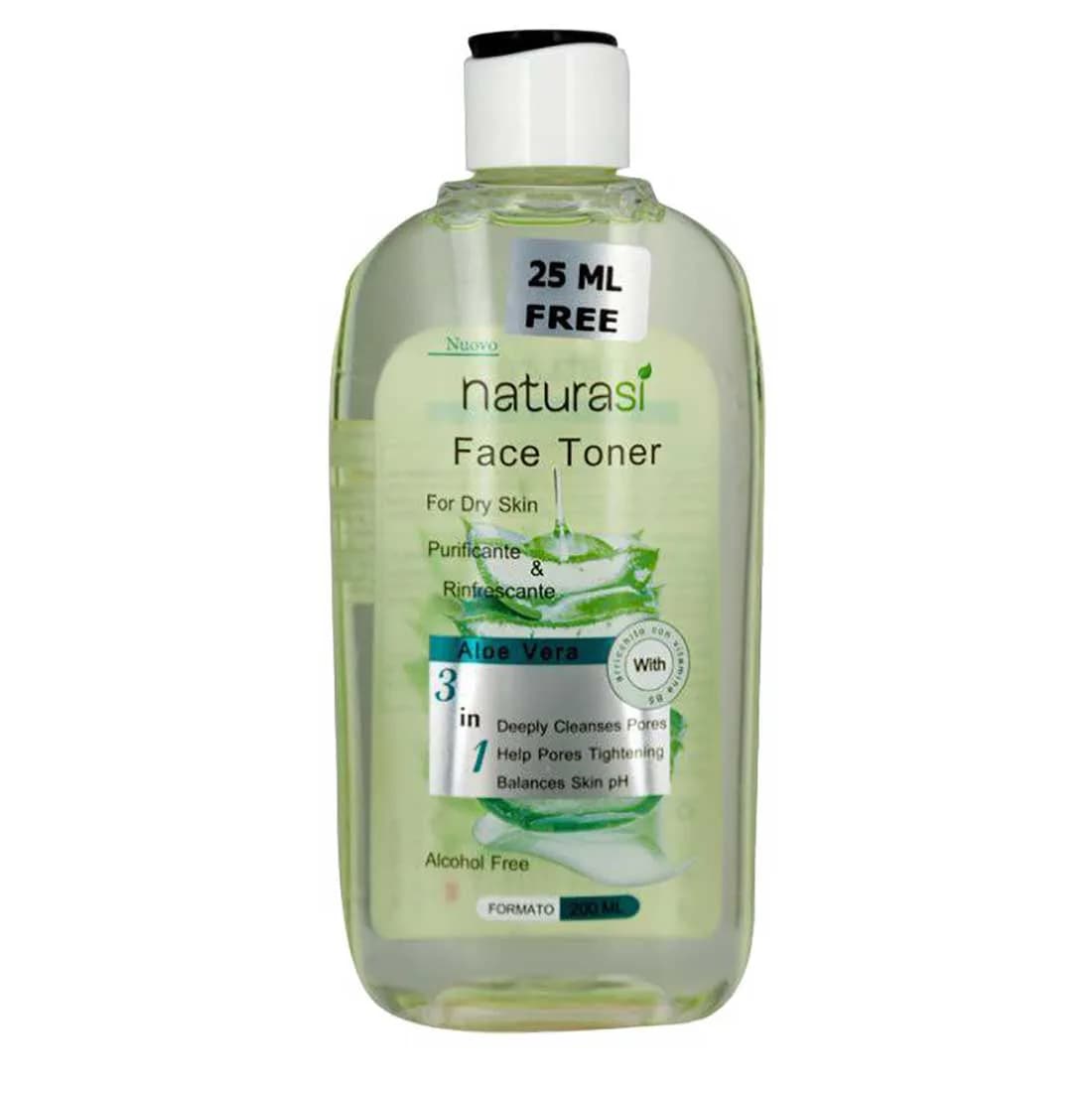 تونر پاک کننده صورت مخصوص پوست خشک ناتوراسی Naturasi حجم 200 میلی لیتر