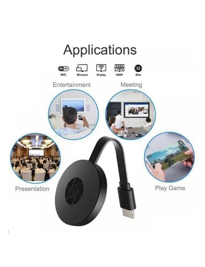 دانگل HDMI گوگل مدل Chromecast 4K- پخش بیسیم با کیفیت Ultra HD — تصویر ۴