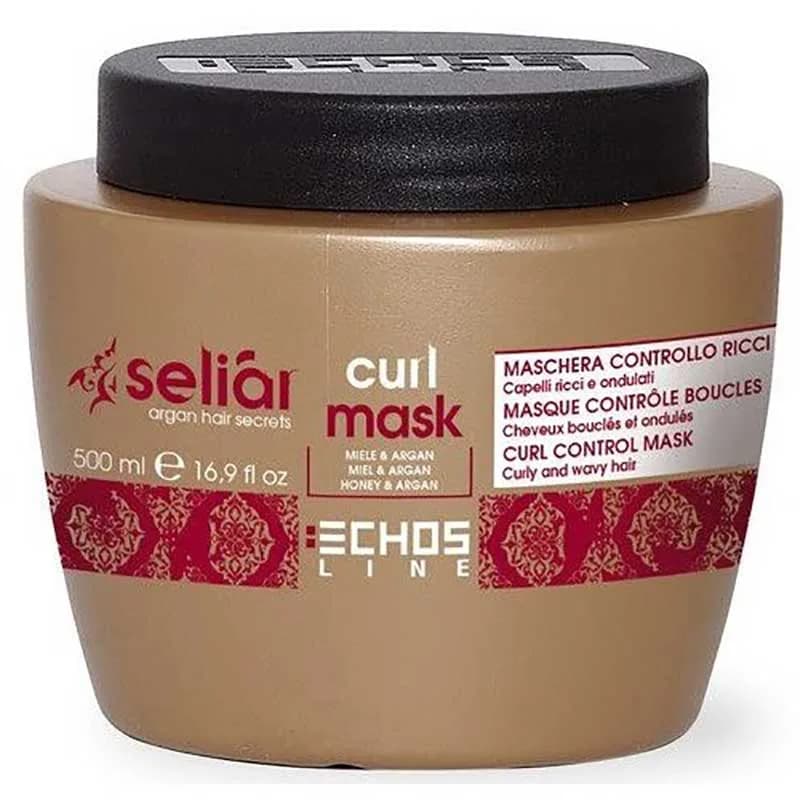 ماسک مو اچ اس لاین Echos Line مدل Curl حجم 500 میلی لیتر