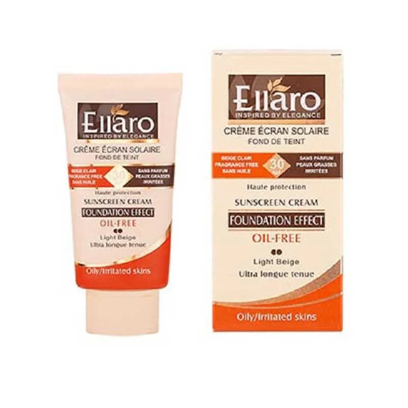 ضد آفتاب کرم پودری انواع پوست SPF 30 الارو حجم 40 میلی لیتر