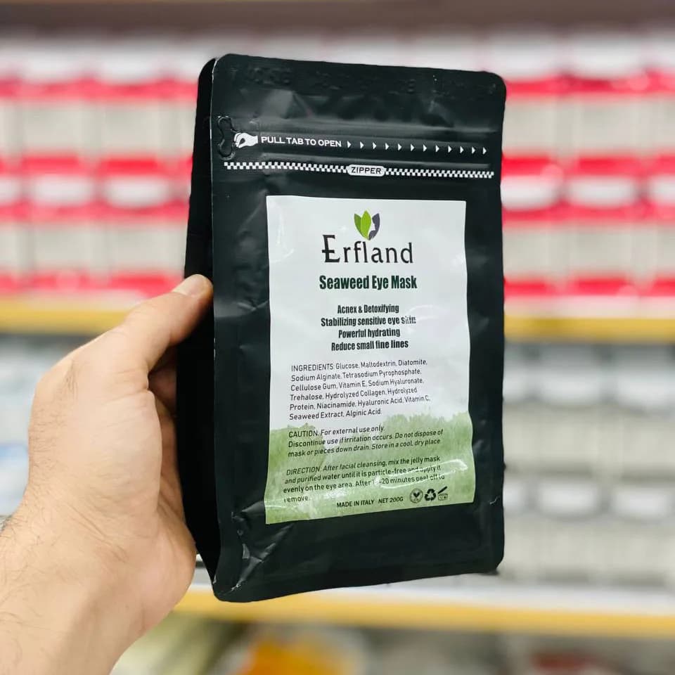 ماسک کلاژن دور چشم جلبک دریایی ارفلند Erfland حجم 200 گرم — تصویر ۲