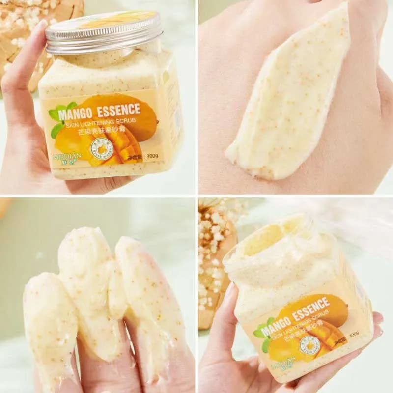 اسکراب شنی صورت و بدن انبه مدیان MEIDIAN حجم 300 گرم — تصویر ۳