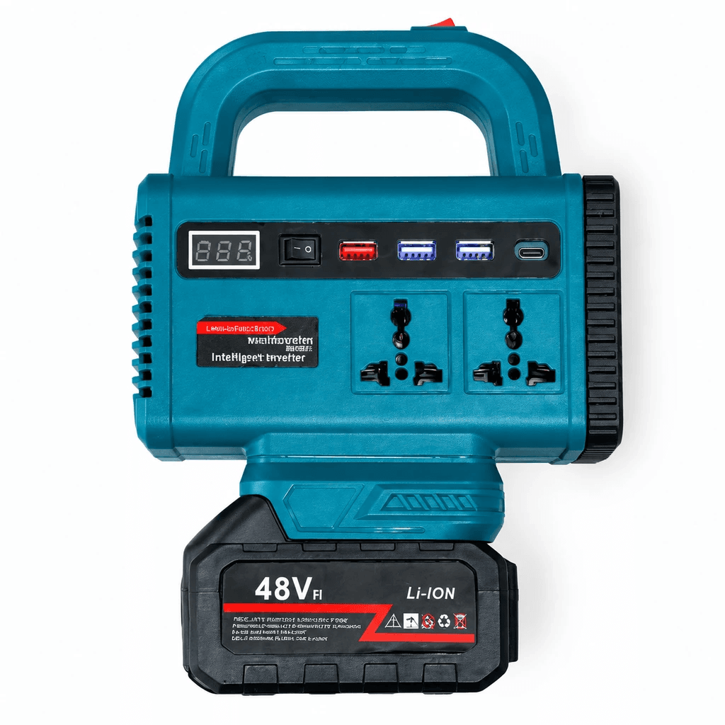 اینورتر شارژی چند منظوره 21V به 220V مدل Multifunction Intelligent Inverter — تصویر ۵