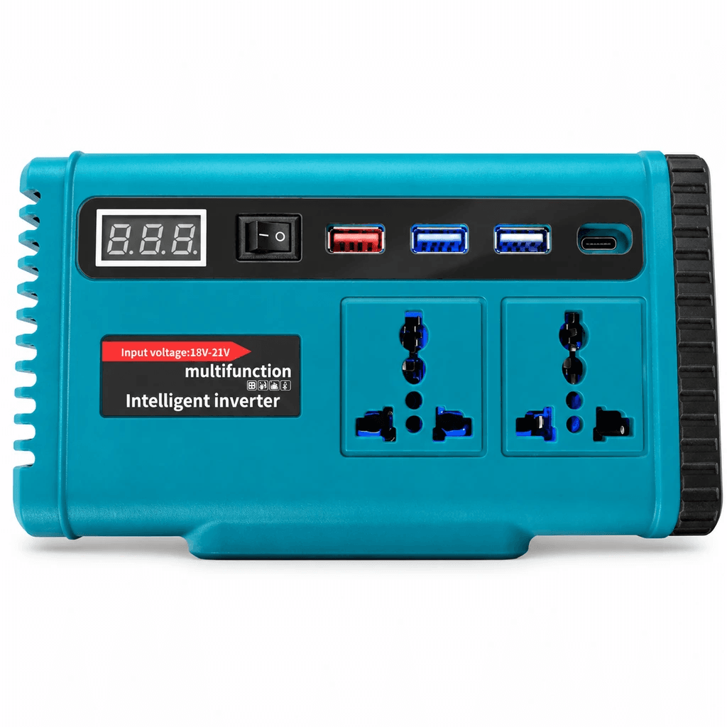 اینورتر شارژی چند منظوره 21V به 220V مدل Multifunction Intelligent Inverter — تصویر ۸