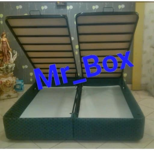 تختخواب تخت خواب باکس جکدار هتلی دوتیکه سایز 140 مدل16 مبلمان فرنا مدل 1143569