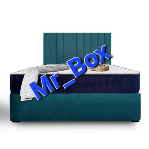 ثابت سایز 90 لبه دار یکنفره با تاج تخت بدون تشک مدل37 مبلمان فرنا مدل 1143539