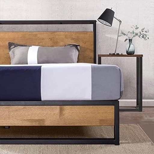 تخت خواب یک و دو نفره چوب و فلز طرح آیسان با ارسال از کرج و پس کرایه مبلمان فرنا مدل 1143530 — تصویر ۲