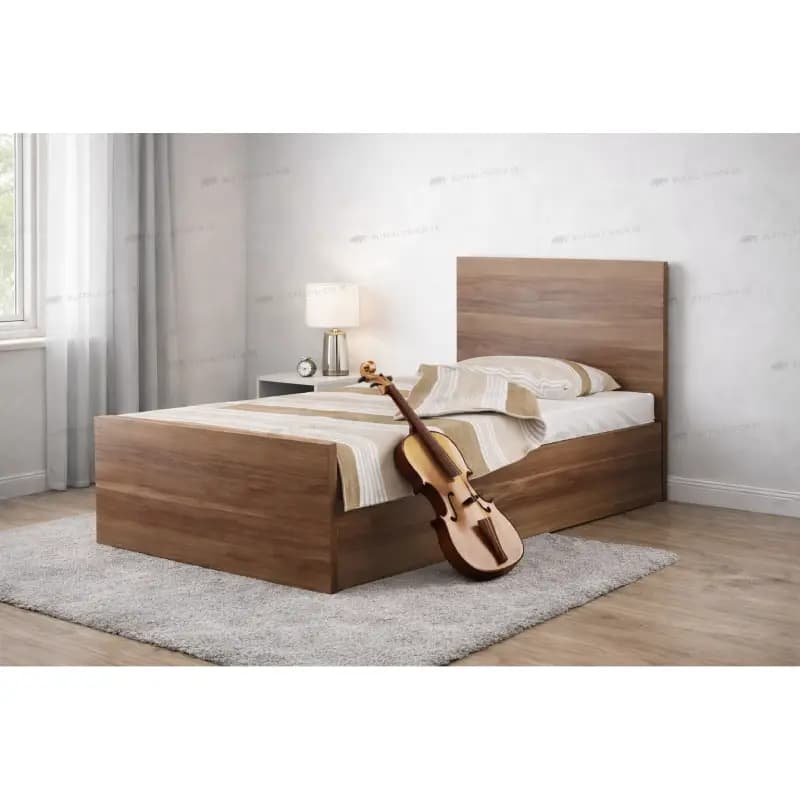 تخت خواب یک نفره مدل البرز سایز 90×200 قابلیت جکدار مبلمان فرنا مدل 1143524