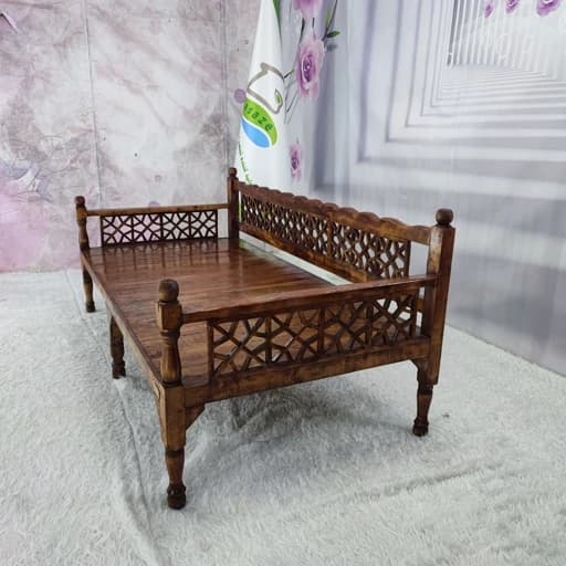تخت سنتی 100*200 با مشبک مبلمان فرنا مدل 1143520