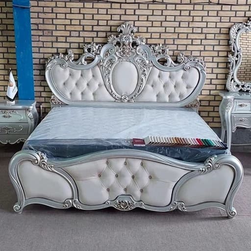 تخت خواب منبتی زیبا مبلمان فرنا مدل 1143462