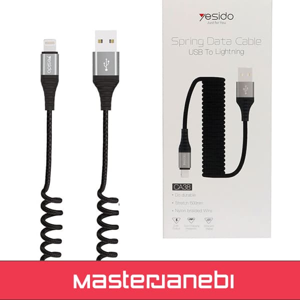 کابل تبدیل USB به لایتنینگ یسیدو مدل CA38 به طول 1.5 متر