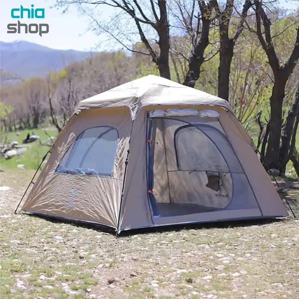 چادر مسافرتی 8 نفره اتوماتیک پکینیو مدل PKN-C1025 (کله گاوی) — تصویر ۲