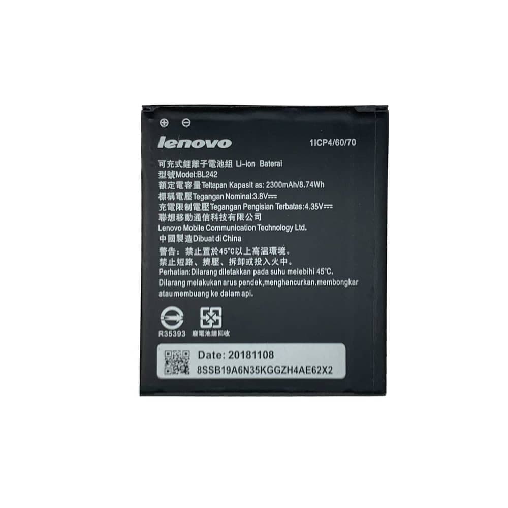 باتری گوشی لنوو Lenovo A3690 A3900 A6010 — تصویر ۳