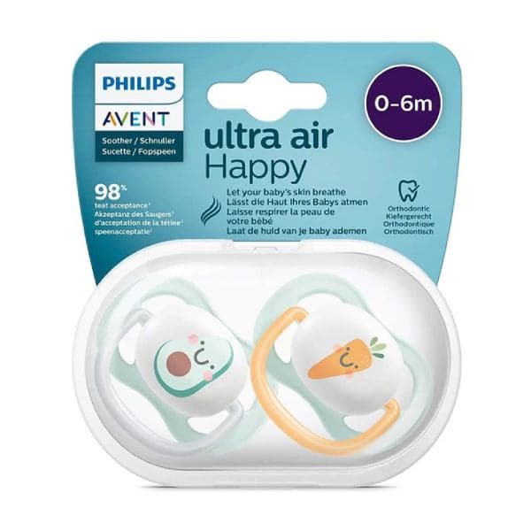 ست پستانک دو عددی فیلیپس اونت مدل SCF080/09 Ultra Air