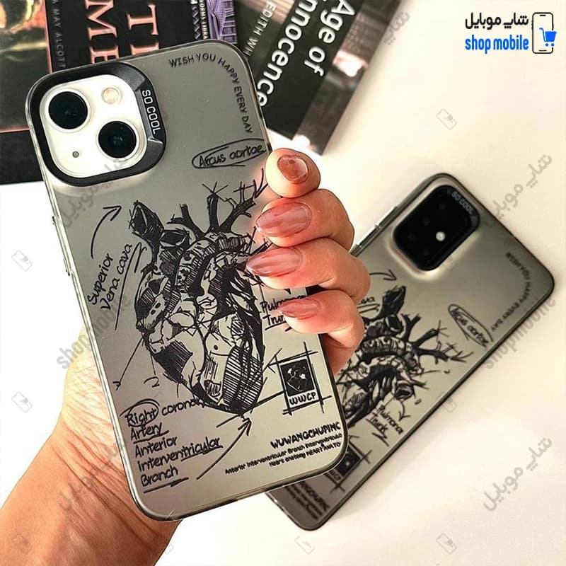 قاب گوشی شیائومی ردمی نوت 10 پرو / نوت 10 پرو مکس (کاور فانتزی So Cool طرح آناتومی قلب) — تصویر ۴