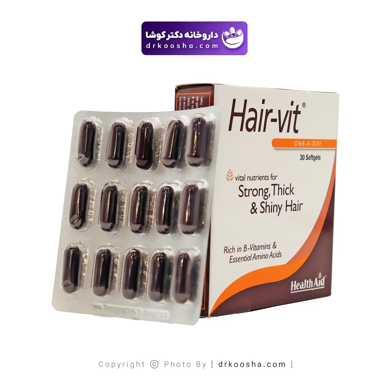 کپسول هیرویت هلث اید کمک به سلامت مو — تصویر ۳