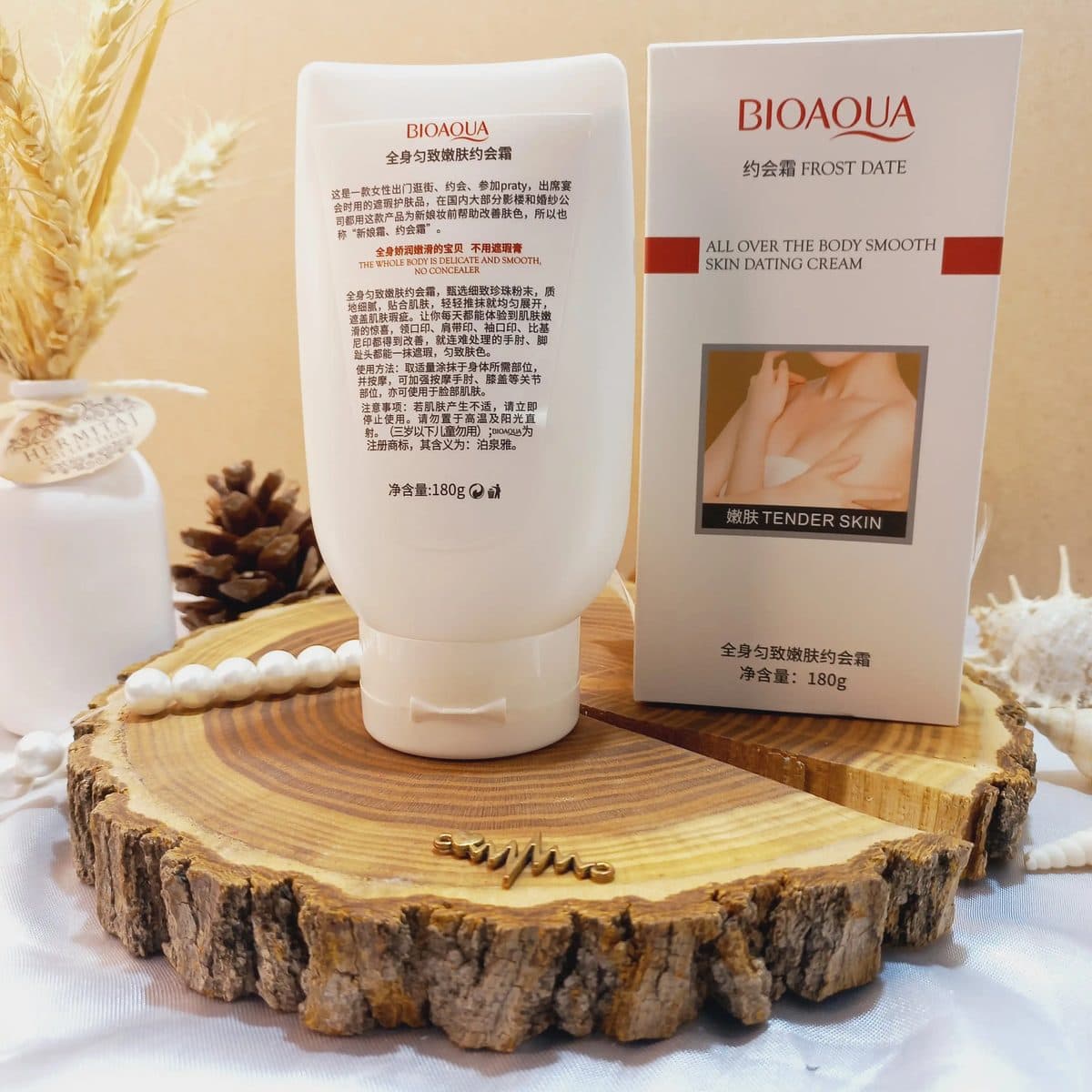 کرم سفید کننده فوری بدن بیوآکوا BIOAQUA کد BQY2362 — تصویر ۵