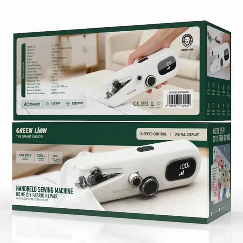 چرخ خیاطی دستی شارژی گرین لاین GL-SW10 GNHNDSWMH — تصویر ۸
