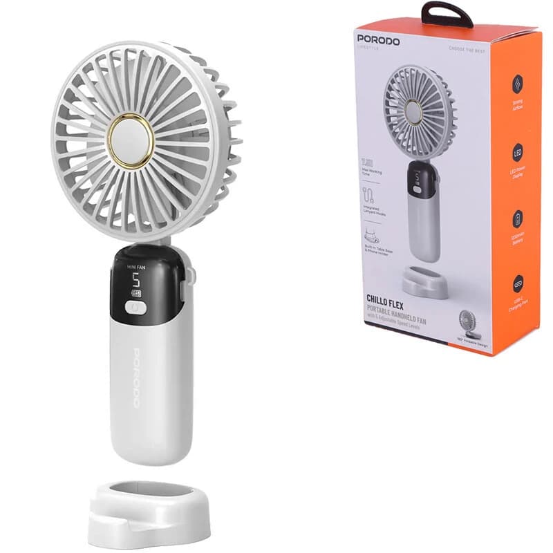 پنکه رومیزی شارژی پرودو Chillo Flex PDLFSTS5