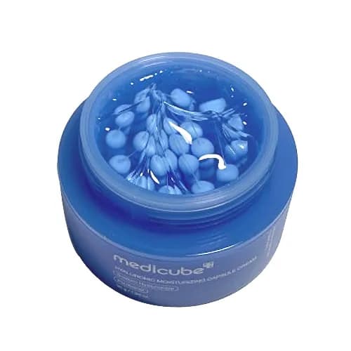 کرم کپسولی آبرسان عمقی هیالورونیک اسید مدی کیوب MEDICUBE وزن 55 گرم — تصویر ۳