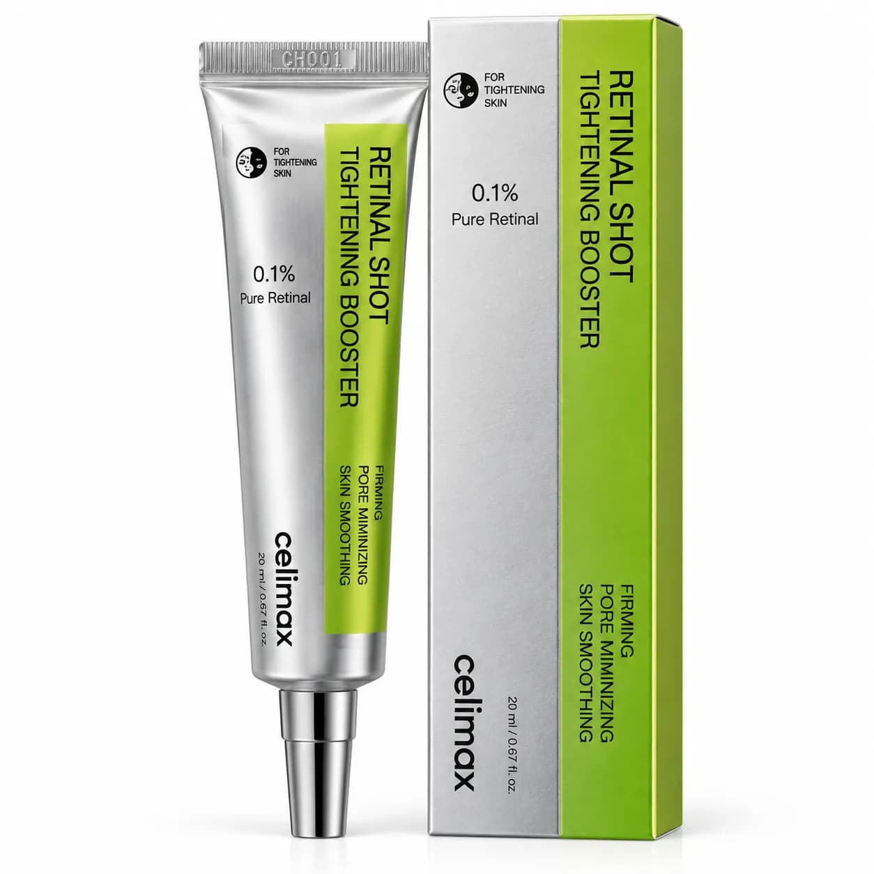 سرم رتینال شات سلیمکس Celimax Retinal Shot 0.1% Pure Retinal حجم 20 میلی‌لیتر | ضدچروک و سفت‌کننده پوست