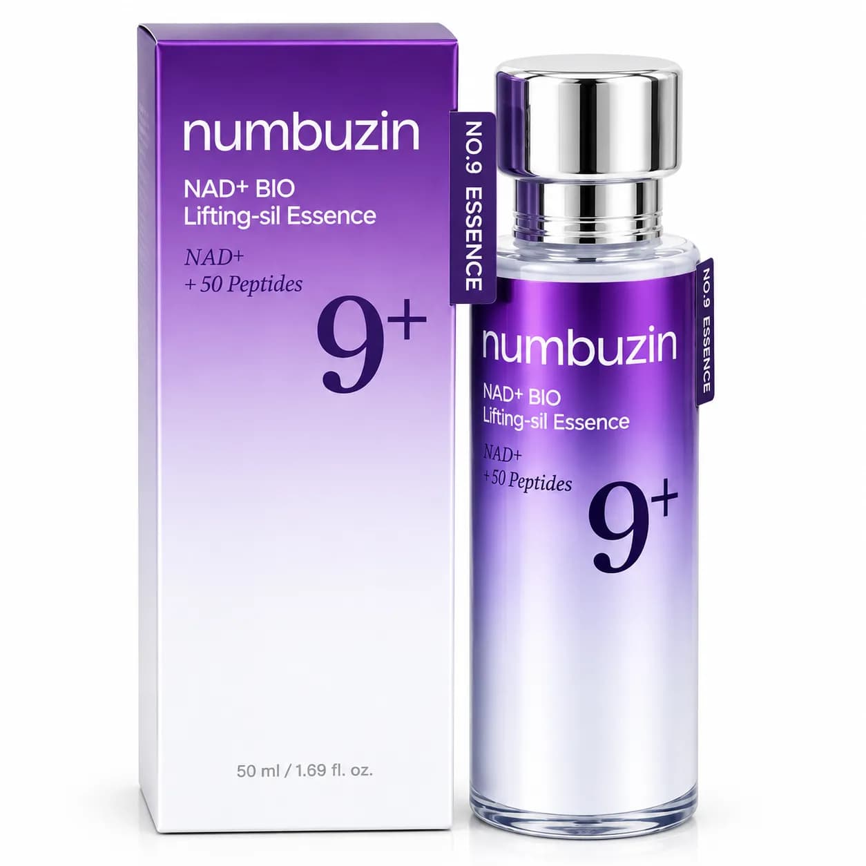 اسنس لیفتینگ نامبوزین No.9 NAD+ BIO Lifting-Sil Essence حجم 50 میلیلیتر | جوانساز و سفتکننده پوست