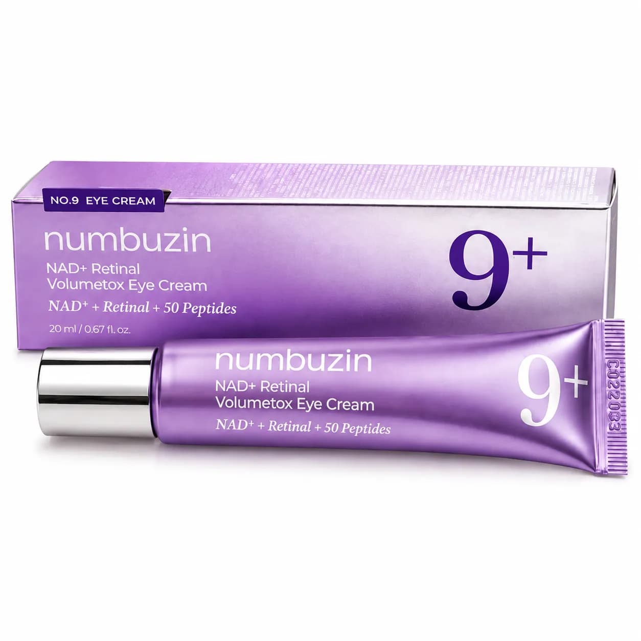کرم دور چشم نامبوزین No.9 NAD+ Retinal Volumetox Eye Cream حجم 20 میلی‌لیتر | ضدچروک و سفت‌کننده دور چشم
