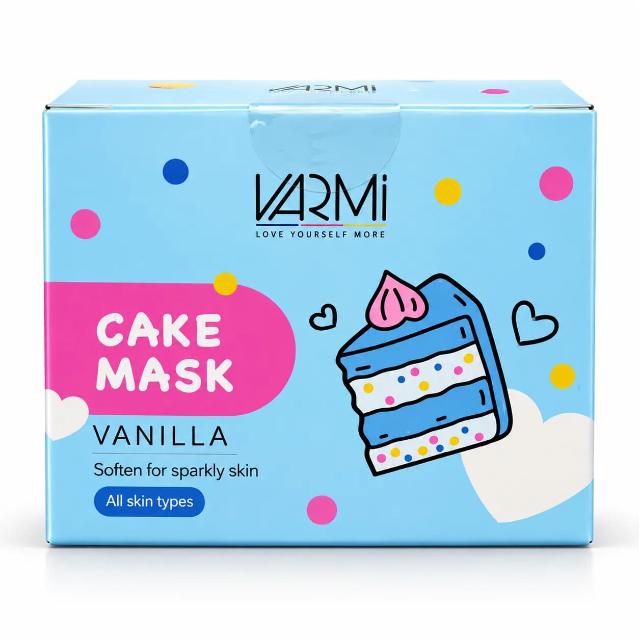 ماسک کیکی وارمی Vanilla Cake Mask برای نرم شدن و درخشش پوست