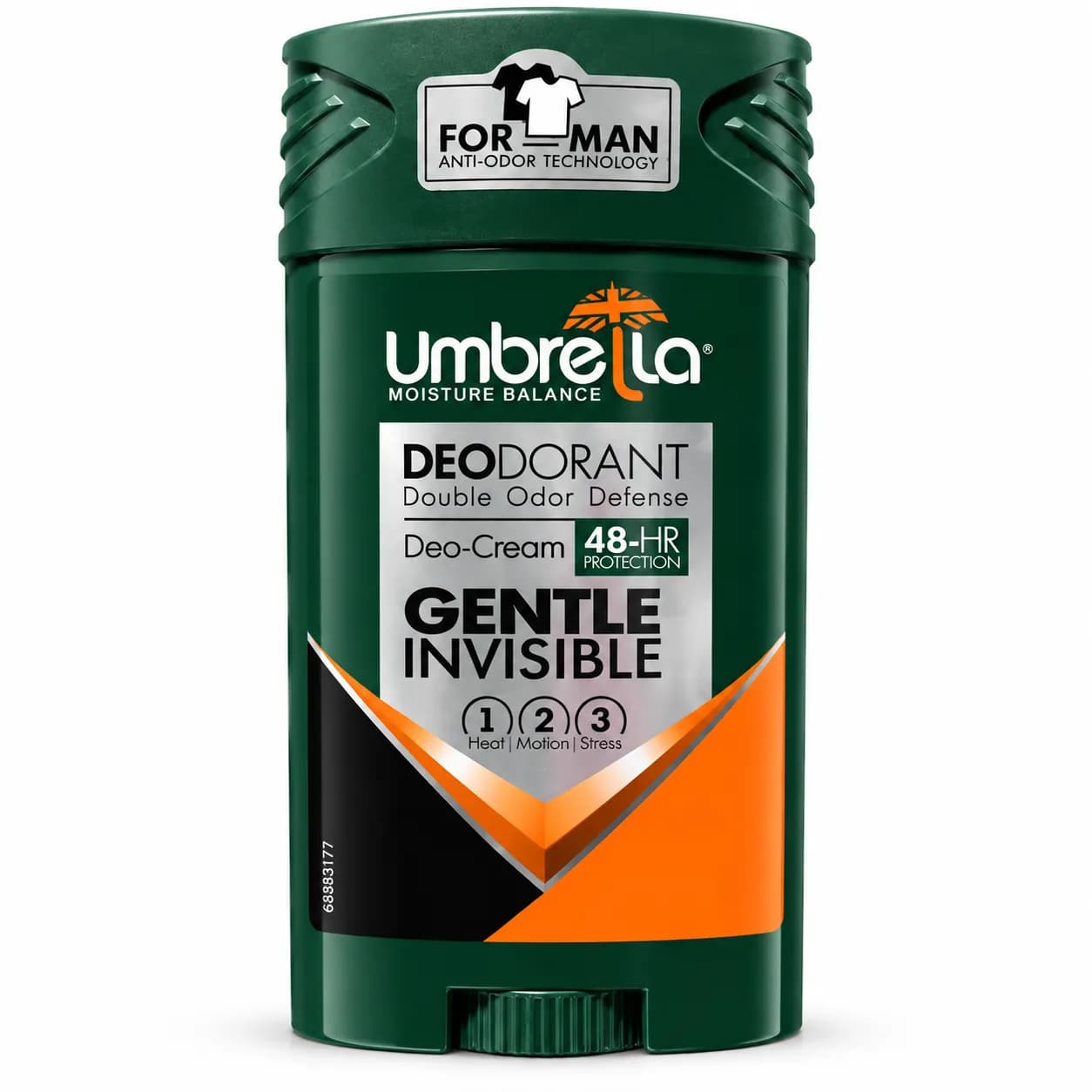 استیک ضد تعریق اومبرلا Gentle Invisible مردانه | محافظت ۴۸ ساعته بدون ایجاد لک روی لباس