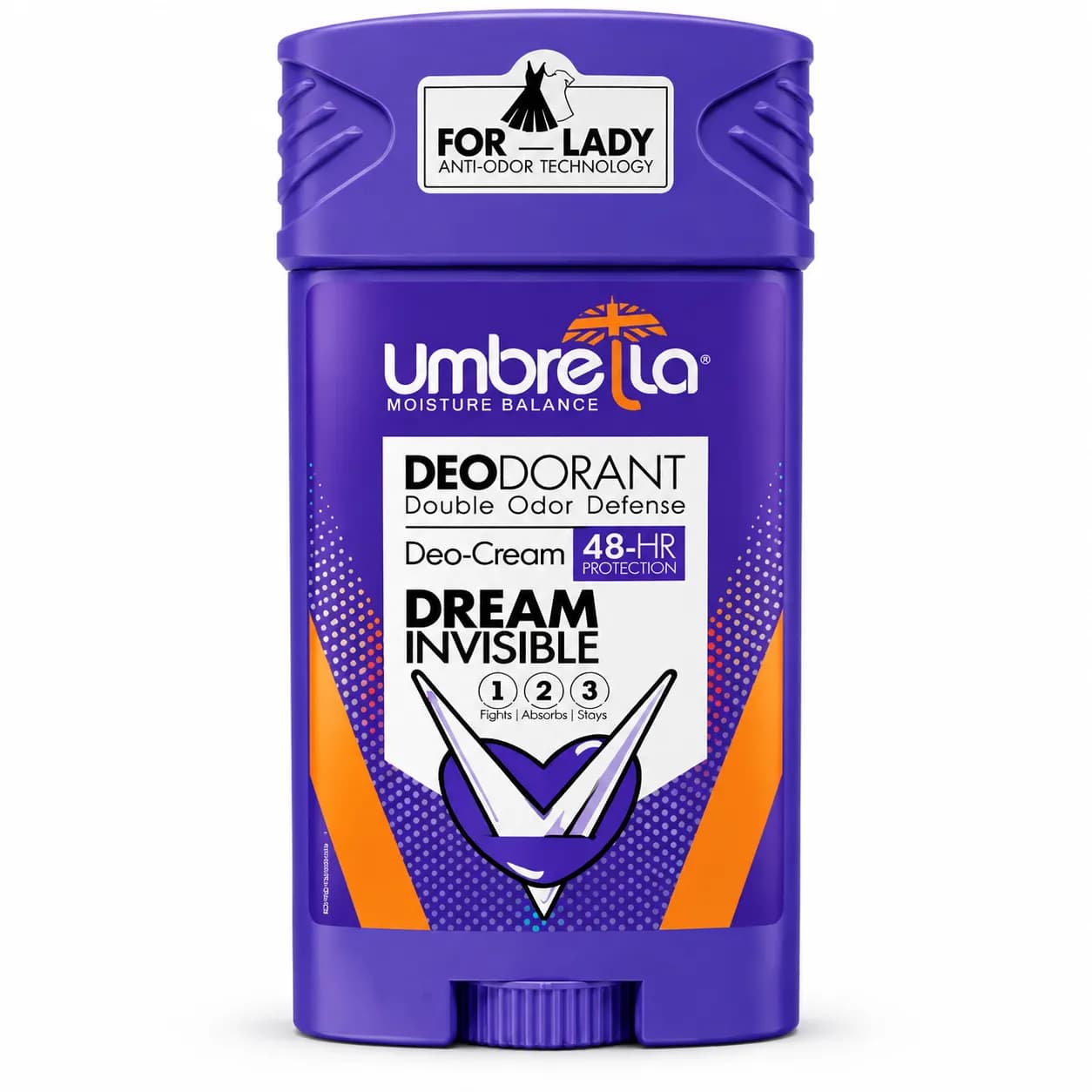 دئودورانت کرمی زنانه اومبرلا مدل Dream Invisible حجم 75 میل