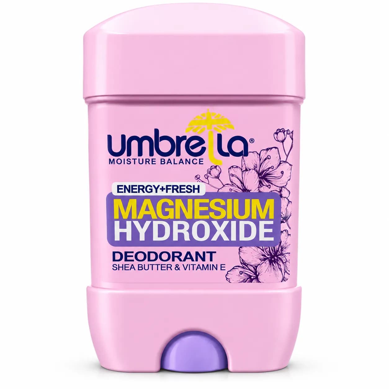 دئودورانت زنانه اومبرلا Energy + Fresh Magnesium Hydroxide | Umbrella Women Deodorant Shea Butter & Vitamin E