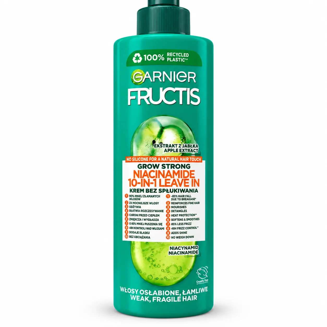 کرم مو بدون آبکشی گارنیر فروکتیس Grow Strong Niacinamide 10 In 1 Leave-In 300ml