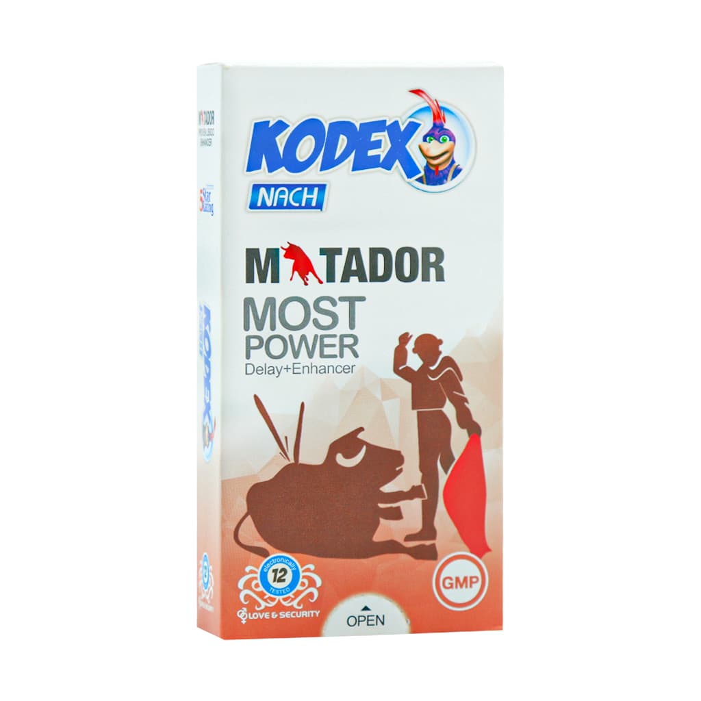 کاندوم تقویت کننده و تاخیری کدکس مدل Matador عددی12