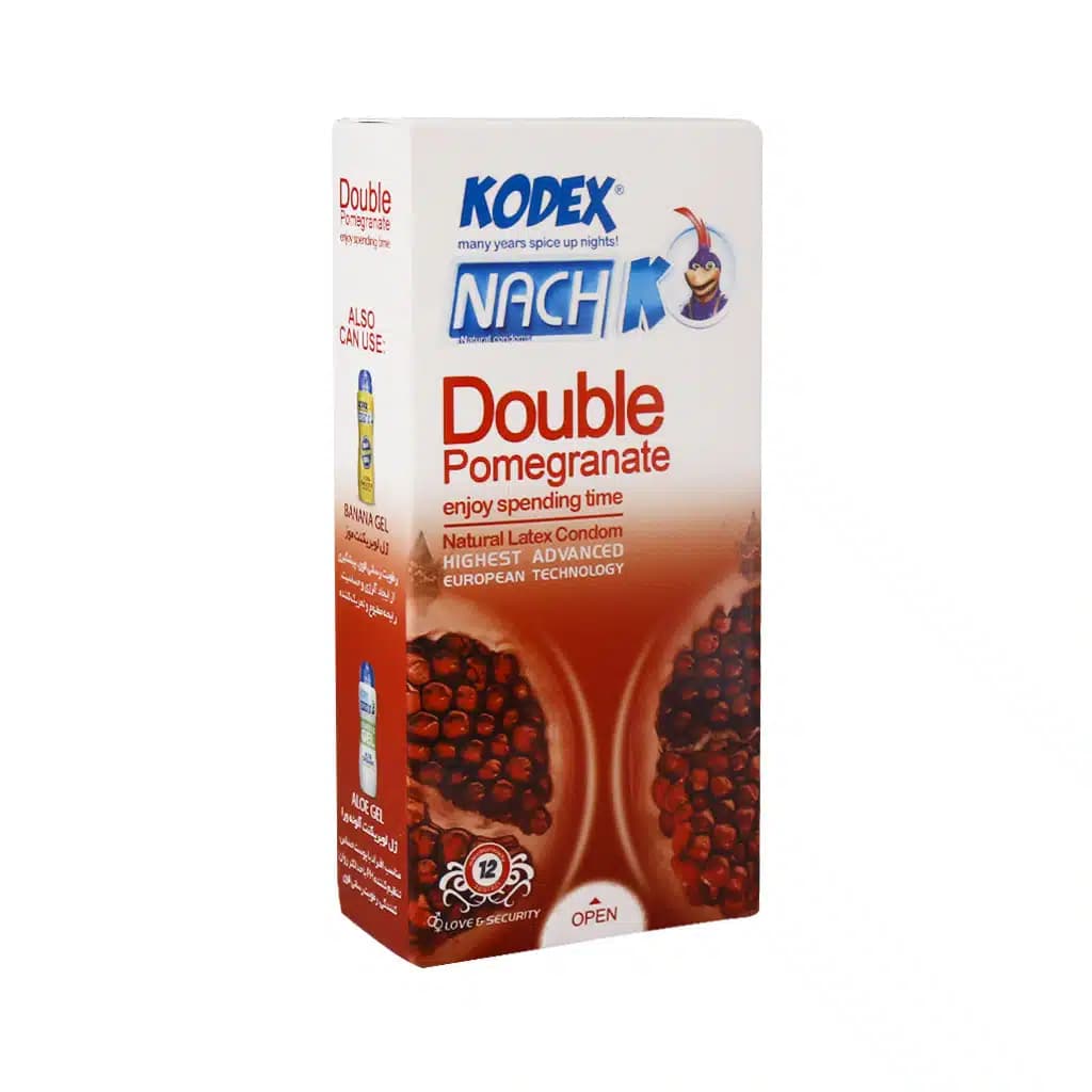 کاندوم کدکس مدل Double Pomegranate در 12 عددی