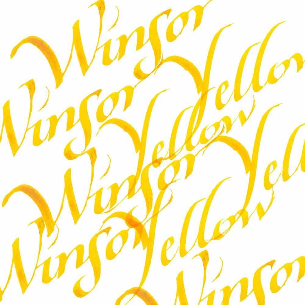 مرکب خوشنویسی وینزور زرد لیمویی Winsor Lemon Yellow — تصویر ۳