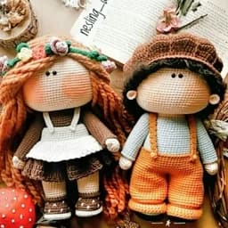 عروسک،دست بافت،اسباب بازی،آن شرلی و گیلبرت،بچه گانه — تصویر ۲