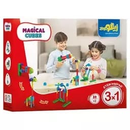 بازی ساختنی مکعب های جادویی 3 در 1 (22 قطعه) MAGICAL CUBES — تصویر ۲